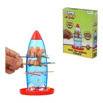 Brinquedo Pedagógico Educativo Jogo Tira Varetas Foguete - Etitoys