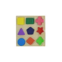 Brinquedo Pedagógico Encaixe Divertido Forma e Frações em Madeira - Toy Mix Brinquedo Pedagógico Encaixe Divertido Forma e Frações em Madeira - Toy Mix
