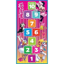 Brinquedo pedagogico eva minnie amarelinha 1,40x70cm - LIDER