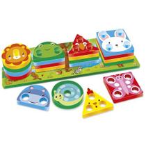 Brinquedo Pedagogico Formas Geometricas Animais