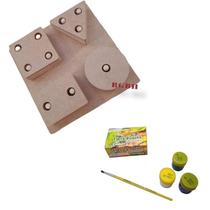 Brinquedo Pedagógico Kit Pintura Em Mdf Cru - Escolha O Seu Brinquedo Pedagógico Kit Pintura Em Mdf Cru - Escolha O Seu
