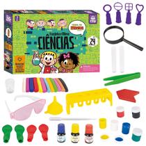 Brinquedo Pedagógico Laboratório De Ciências Franjinha E Milena Com 24 Experiências