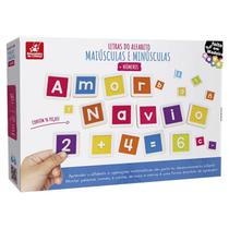 Brinquedo Pedagógico Letras do Alfabeto Maiúsculas e Minúsculas + Números - Brincadeira de Criança