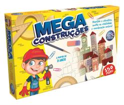 Brinquedo Pedagógico Madeira Brincando Engenheiro 150 Peças - Pais e Filhos