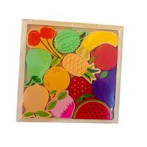 Brinquedo Pedagogico Madeira Colecione E Encaixe Frutas - Toy Mix Brinquedo Pedagogico Madeira Colecione E Encaixe Frutas - Toy Mix