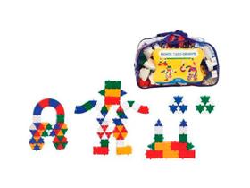 Brinquedo Pedagógico Peças Encaixe Monta Tudo Gigante 200 Un Brinquedo Pedagógico Peças Encaixe Monta Tudo Gigante 200 Un