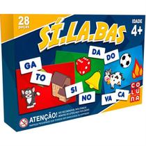 Brinquedo pedagógico Silabas 28 Pecas - Coluna Brinquedo pedagógico Silabas 28 Pecas - Coluna