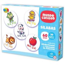 Brinquedo Pedagógico Sílabas 60 Peças