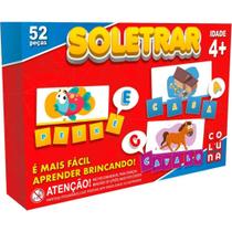 Brinquedo Pedagógico Soletrar 52pçs - Coluna
