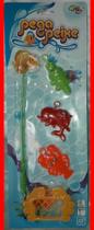 Brinquedo pega peixe encartelado Brinquedo pega peixe encartelado