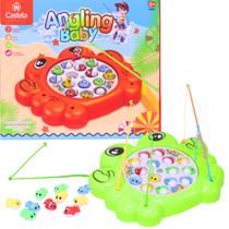 Brinquedo Pega Peixe Pesca Maluca Infantil Verde - Castela