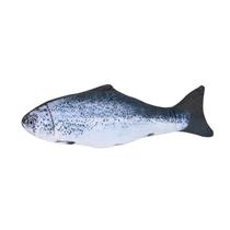 Brinquedo Peixe Realista YIKEXIAOSHULIN com Erva-do-Gato para Gatos