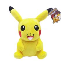 Brinquedo Pelúcia Boneco Pokémon Pikachu 25cm Original Tomy