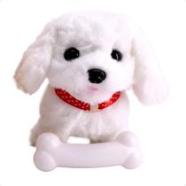 Brinquedo Pelucia Cachorrinho I Love My Pets Pet Pals Branco Multikids - BR2120