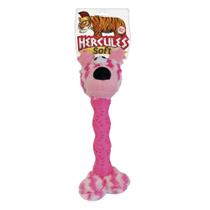Brinquedo Pelúcia Cachorro Salsicha Rosa para Cães - Tam. Único - Hercules