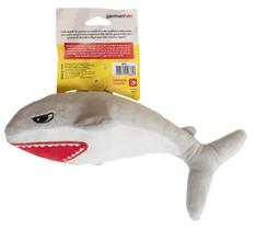 Brinquedo Pelúcia Colorido p Cães Filhotes e Adultos Tubarão