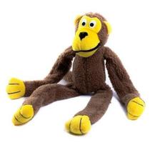 Brinquedo Pelúcia Com Apito Para Cães Modelo Macaco