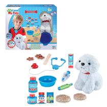 Brinquedo Pelúcia Filhote I Love My Pets Vet Set Deluxe com Acessórios para Crianças +3 anos Multikids - BR1740