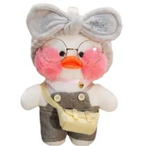 Brinquedo Pelúcia Lalafanfan Paper Duck Pato Kawaii Tiktok Fofo Patinho