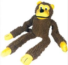 Brinquedo Pelúcia Macaco Caco Marrom Cães Gato Pet Sonoro Brinquedo Pelúcia Macaco Caco Marrom Cães Gato Pet Sonoro