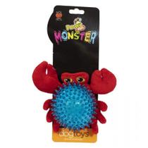 Brinquedo Pelúcia Para Pets Monster Plush Caranguejo PowerPets - Power Pets