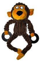 Brinquedo pelucia pet macaco mordedor apito Brinquedo pelucia pet macaco mordedor apito