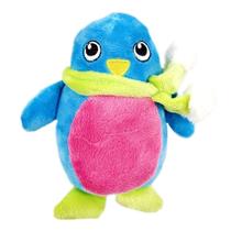 Brinquedo Pelúcia Pinguim Colorido para Cães - Tam. Único