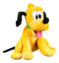 Brinquedo Pelúcia Pluto 30cm Com Mecanismo Disney Multikids