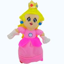 Brinquedo Pelucia Princesa Peach 35cm Turma do Mario Antialérgica