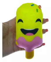 Brinquedo pelucia sorvetinho com 12 unidades