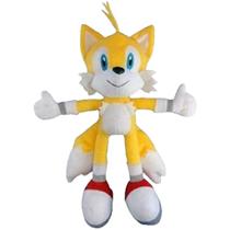 Brinquedo Pelucia Tails 35cm Turma do Sonic Antialérgico