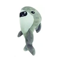Brinquedo Pelúcia Tubarão Cinza Home Pet para Cães
