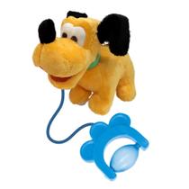 Brinquedo Pelúcia Walking Petz Pluto que Late, Anda e Abana o Rabo com Pilhas Multikids - BR1876