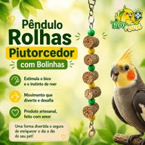 Brinquedo Pêndulo Rolhas Piutorcedor com Bolinhas Verde e Amarelo Brinquedo Pêndulo Rolhas Piutorcedor com Bolinhas Verde e Amarelo