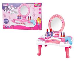 Brinquedo Penteadeira Infantil Magica + Acessórios De Beleza Brinquedo Penteadeira Infantil Magica + Acessórios De Beleza