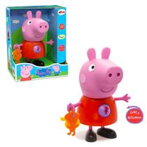 Brinquedo Peppa Pig Com Atividades 24 Cm - Elka