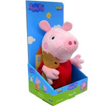 Brinquedo Peppa Pig Pelúcia Peppa Pig 10 30cm 2340 - Sunny