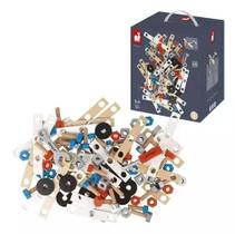 Brinquedo Pequeno Engenheiro 50 Pecas Montar Madeira