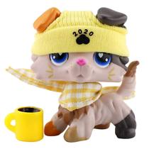 Brinquedo personalizado Littlest Pet Shop Calico Collie Dog com acessório Brinquedo personalizado Littlest Pet Shop Calico Collie Dog com acessório
