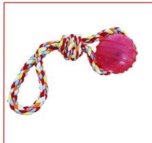 Brinquedo pet Bola c/ corda cabo de guerra cachorro Pawise Brinquedo pet Bola c/ corda cabo de guerra cachorro Pawise