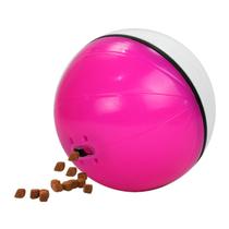 Brinquedo Pet Bola Interativa para Cães Esconde Petisco Rosa - Pet Toys