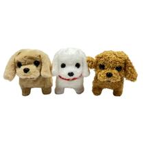 Brinquedo Pet cachorrinho de pelúcia com maletinha fofinha