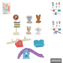 Brinquedo pet cachorros com banheira e casinha + acessórios Brinquedo pet cachorros com banheira e casinha + acessórios