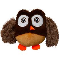 Brinquedo Pet Cães Pelúcia Pet Coruja Marrom Napi 13Cm