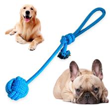 Brinquedo Pet Corda Resistente Forte Interativo para Cachorro Cães Corda com Puxador