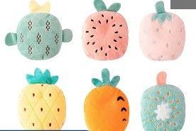 Brinquedo pet de pelucia frutas 12x9cm Brinquedo pet de pelucia frutas 12x9cm