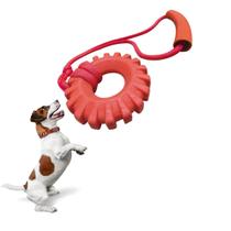 Brinquedo Pet Filhotes Puxador Fechado Ideal Para Cabo De Guerra Interativo Incentiva Exercícios Mordedor