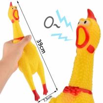 Brinquedo Pet Frango Galinha de Morder 38cm com Som Brinquedo Pet Frango Galinha de Morder 38cm com Som