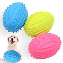 Brinquedo Pet Interativo para Cães Cachorros Pets Bolinha Emborrachada Com Som