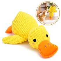 Brinquedo pet mordedor cães gato pato pelúcia médio com som Brinquedo pet mordedor cães gato pato pelúcia médio com som